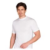 Berrak Erkek Kısa Kol Bisiklet Yaka T-Shirt, Beyaz, 48 Beden, 2 Adet