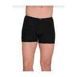 Berrak Erkek Modal İnce Kemer Lastikli Boxer, 6 Adet, Siyah, XL