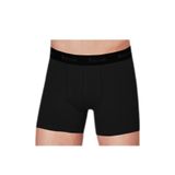 Berrak Erkek Siyah 6'lı Paket Modal Boxer Short, XL Beden