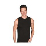 Berrak Erkek Siyah Kolsuz Bisiklet Yaka Spor Atlet,%92 Penye%8 Elastan, XL Beden