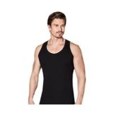 Berrak Erkek Siyah Pamuklu Atlet, Bisiklet Yaka, Regular Kalıp, 2XL Beden