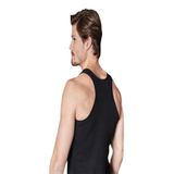 Berrak Erkek Siyah Ribana Spor Atlet, 2'Li Paket,%100 Pamuk, XL Beden