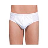 Berrak Erkek Slip Külot, Pamuklu, 3'lü Paket, Beyaz, 2XL
