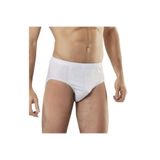Berrak Erkek Slip Külotu,%100 Pamuk, Beyaz, S Beden, 6'lı Paket