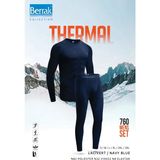 Berrak Erkek Termal Takım Lacivert Esnek Ve Nefes Alabilir Yapı İle Kış Performansı İçin İdeal