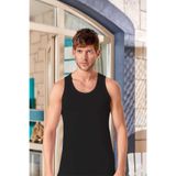 Berrak Erkek Yazlık Modal Atlet,%50 Cotton%50 Modal, Siyah, M Beden, 6 Adet