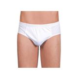 Berrak Erkek%100 Pamuk 6'lı Paket Slip Külot, Beyaz, L Beden