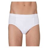 Berrak İç Giyim Erkek Pamuklu Slip Külot 6 Lı Paket S Beyaz