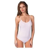 Berrak Kadın İp Askı Çıtçıtlı Body, Beyaz, S Beden, 3 Adet Set