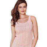Berrak Kadın Jakarlı Kalın Askılı Atlet, Pembe, 3XL Beden, 6'lı Paket