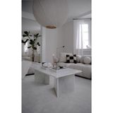 Berrak - Mermer Orta Sehpa- 60*120 - beyaz