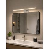 Berrak Modern Tasarım Gri Renk Gün Işığı Ledli Banyo - Mutfak - Salon Led Duvar Aplik