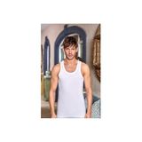 Berrak Pamuk Klasik Atlet, Erkek, Beyaz, 3XL Beden, 6'lı Set