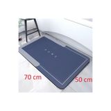 Berrak Temizlik Pazarı (70X50 BÜYÜK BOY) Kauçuk Tabanlı Kaydırmaz, Hızlı Kuruyan, Banyo Lavabo Abdest Paspası