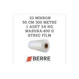 BERRE AMBALAJ Streç Film 23 Mikron 50 Cm 300 Metre 1 Adet 3.6 Kg Masura Dahil Masura 400 G 2.resim Örnek Paketleme