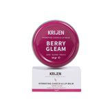 Berry Gleam Nemlendirici Pembe Renkli Dudak & Yanak Balmı | Bitkisel Krem Allık&ruj&far