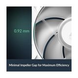 Berry Store Arctic P14 Pro A-Rgb (Beyaz) - Güçlü Premium Fan, Y Kablo Bölmeli 140 mm Pwm Fan, 400-2500 Rpm, 0 Rpm
