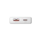 Berry Store Extra Slım Gan 30W Usb-A ve Type-C Çift Portlu Hızlı Şarj Aleti, Ultra Ince Güç Adaptörü, Beyaz - 00-Siyah - Beyaz