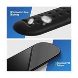 Berry Store Gaming Klavye ve Mouse Bilek Destek Seti, Ergopad, Kaymaz Tabanlı, Nefes Alan Kumaş, Ağrı Önleyici (Siyah Destek Seti) - 1 cm