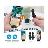 Berry Store Infomax 2’li Kablosuz Yaka Mikrofonu iPhone Uyumlu | Tak Çalıştır | Lightning Alıcılı | Gürültü Azaltma | Video Çekim & Canlı Yayın Için - Ahşap