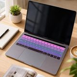 Berry Store Us Ingilizce Klavye Koruyucu MacBook Pro 13 15 Touch Bar Uyumlu A1706 A1989 A2159 A1707 A1990 | Amerikan Düz Enter Ansı | Silikon Keyboard Cover Pembe Mavi