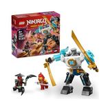 Berry Store Zane’in Savaş Zırhı Mech’i 71827-6 Yaş ve Üzeri Çocuklar Için 3 Minifigürlü Yaratıcı Oyuncak Yapım Seti, Doğum Günü Hediyesi (92 Parça)