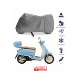Berrybu Motorsiklet Çadırı Motosiklet Brandası %100 Su Geçirmez Kalın Kumaş Alt Lastikli