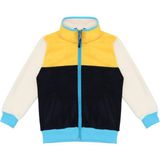 Berselüx Kanarya Tam Boy Fermuarlı Yarım Balıkçı Yaka, Cepli Unisex Kız-Erkek Çocuk Polar Sweatshirt, Sarı, Lacivert, Beyaz 1-8 Yaş - 1 - 2 Yaş