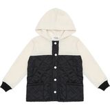 Berselüx Kartal Kapitoneli,siyah-Beyaz Çocuk Polar Sweatshirt Tam Boy Çıtçıtlı Kız-Erkek Çocuk Unisex 1-8 Yaş - 3 - 4 Yaş