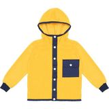 Berselüx Şevkat Tam Boy Çıtçıtlı, Kapüşonlu, Cepli Kız- Erkek Çocuk Unisex Polar Sweatshirt. Sarı,lacivert 1-8 Yaş - 1 - 2 Yaş