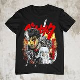Berserk Guts Griffith 90S Vintage Unisex T-Shirts - Siyah