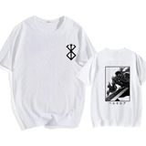 Berserk Guts Kısa Kollu T-Shirts - Beyaz - M
