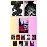 Berserk Poster A3 ,2 adet defter A4 1adet , fotokart 9 adet