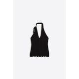 Bershka Ajurlu halter yaka bluz
