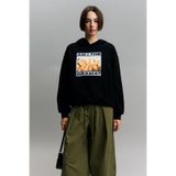 Bershka Cardi B baskılı kapüşonlu sweatshirt