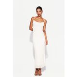 Bershka Dantelli midi elbise