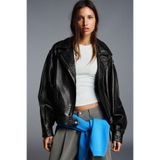 Bershka Deri biker ceket