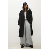 Bershka Kemerli uzun soft kaban