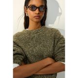 Bershka Oval kemik güneş gözlüğü