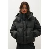 Bershka Oversize kapüşonlu şişme ceket
