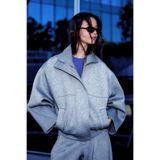 Bershka Oversize scuba kumaş ceket