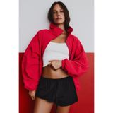 Bershka Oversize yarasa kollu naylon ceket