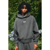 Bershka Yıkama efektli kapüşonlu sweatshirt