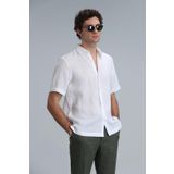 Bert Erkek Basic Gömlek Comfort Fit Beyaz M