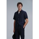 Bert Erkek Basic Gömlek Comfort Fit Lacivert M