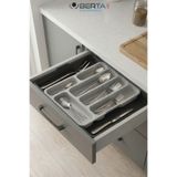 Berta Hijyen 6+2 Bölmeli Ayarlanabilir Organizer Çekmece İçi Uzayabilen Kaşıklık Tüm Çekmecelere Uygun Ölçü
