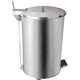 Berta Hijyen Endüstriyel Paslanmaz Pedallı Çöp Kovası 50LT - 70LT - 50 Litre