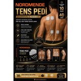 Beruflic 10 Paket 40 Adet Tens Pedi 5×5 cm Kablolu Elektrot Ped – Yumuşak ve Esnek Medikal Ped