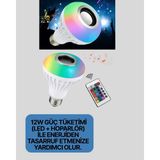 Beruflic 12W LED Ampul – Renkli Işık ve Dahili Hoparlör Özellikli
