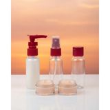 Beruflic 30 ml 5’li Seyahat Banyo Şişe Seti Sızdırmaz Tasarım